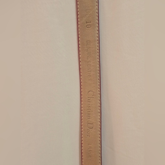 (SOLD) Christian Dior Leather Belt size L - Picture 4 of 11